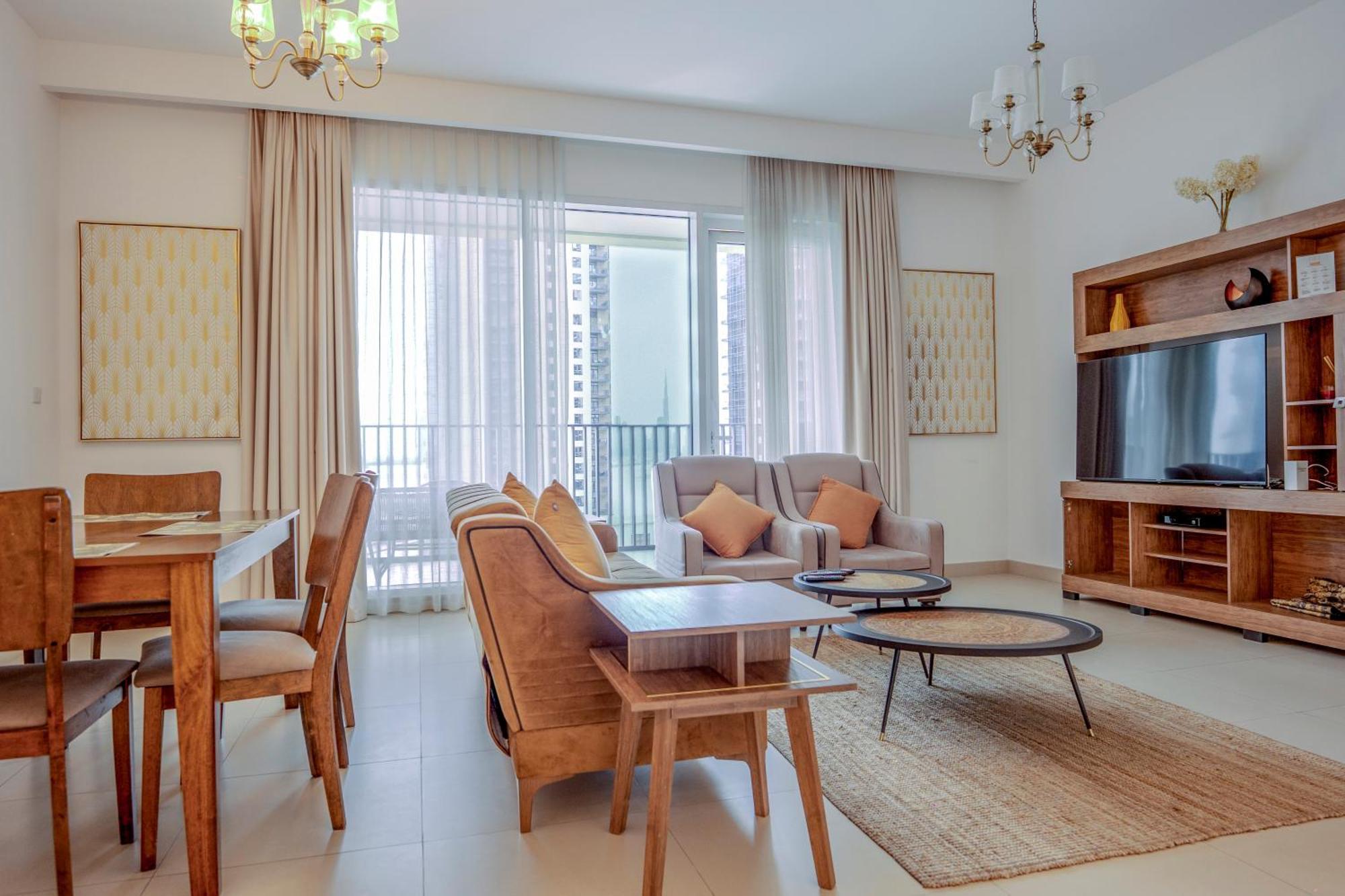 3Br Haven With Burj Views By Magnoliasvhr Aparthotel Dubai Eksteriør bilde